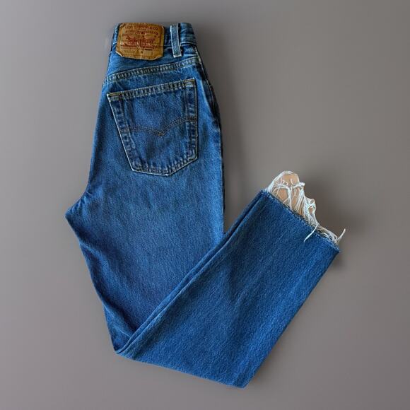 Levi's Other - Vintage Levis 501 Jeans 25 Blue 80s Denim Made in USA Workwear Non Selvedge